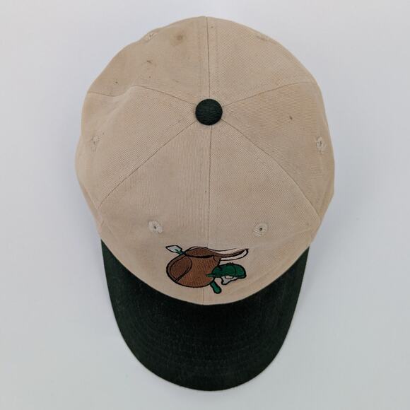 EUC Cream & Green Horse Jockey Baseball Cap One Size Fits All - Picture 2 of 6